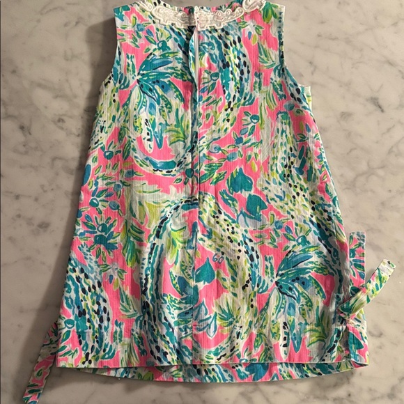 Lilly Pulitzer | Toddler Alligator Floral Dress - Picture 5 of 5